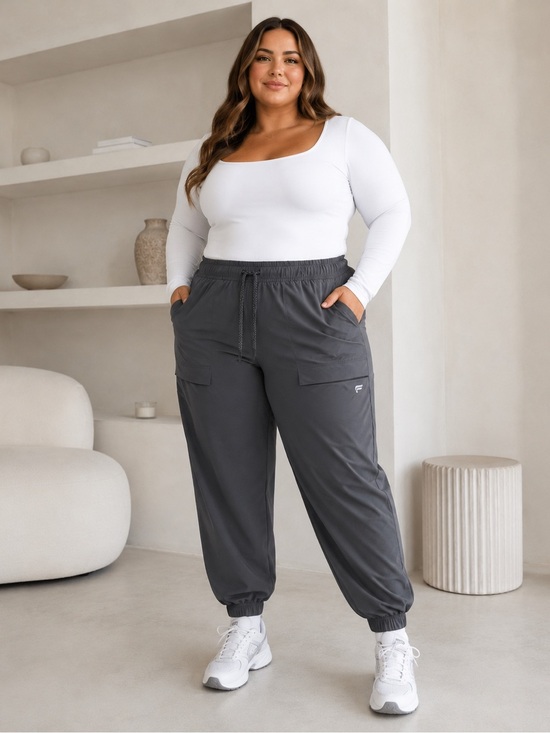 Fabletics Pants - Fabletics Women's Gray Scrub Jogger Pants Size 3XL Regular - Like New Condition